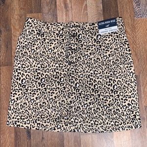 Cheetah Hollister Ultra High-Rise Skirt!